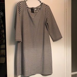 Black & White Striped Dress